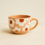 Lote de 6 tazas grandes Margarita - 45 cl - Gres