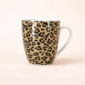 Set di 6 mug - Leopardo - 35 cl - Porcellana
