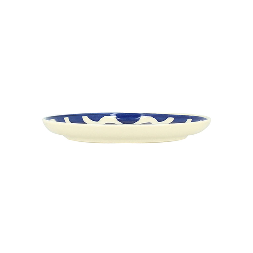 Palm Beach - 6-pack assietter - 20 cm - Stengods