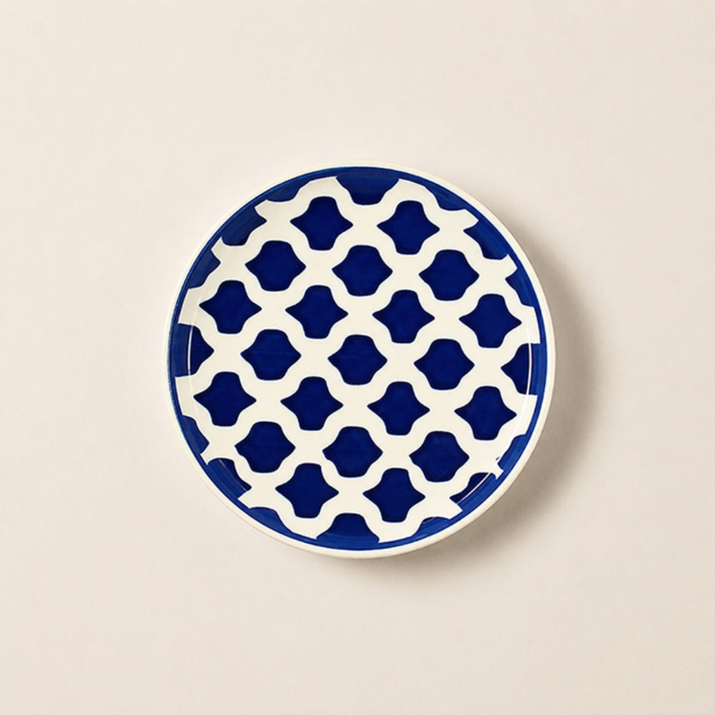 Palm Beach - 6-pack assietter - 20 cm - Stengods