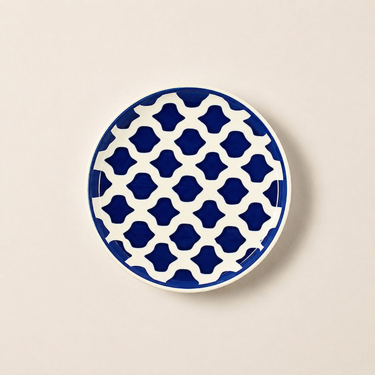 Palm Beach - 6-pack assietter - 20 cm - Stengods