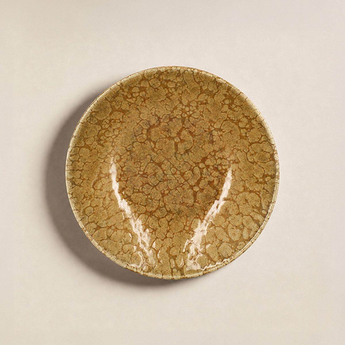 Juego de 6 platos hondos Natura de gres, 20,5 cm