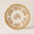 Faustine - Set Van 6 Platte Borden - 26 cm - Steengoed - Honing
