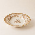 Faustine - Set van 6 diepe borden - 22 cm - Gres - Honing