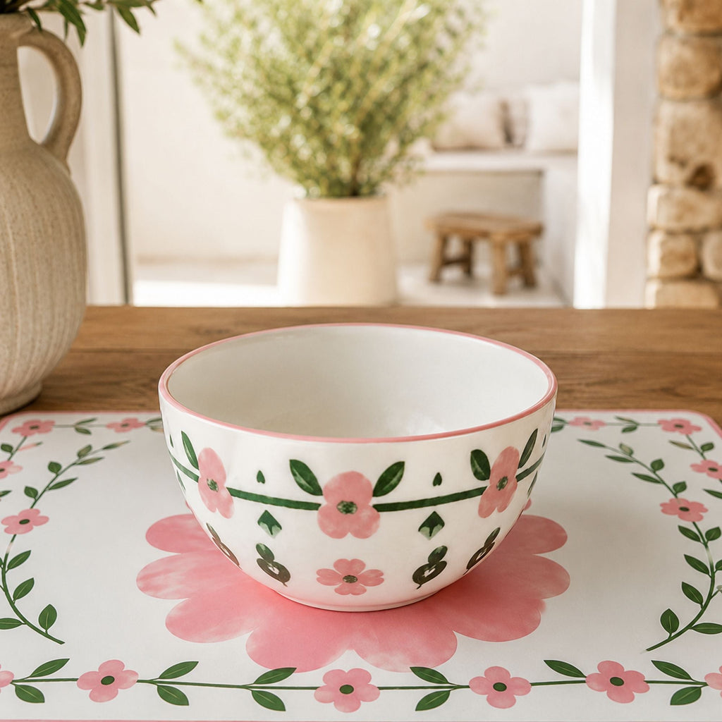Primavera - 6er-Set Schalen - 60 cl - Porzellan - Rosa