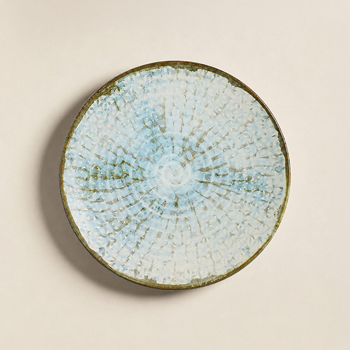 Juego de 6 platos llanos - Mineral - 26 cm - Loza