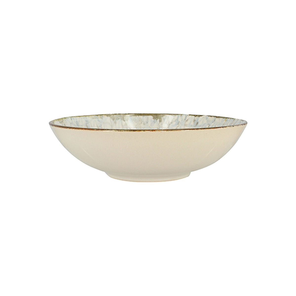 Set di 6 piatti fondi - Minerale - 21 cm - Terraglia