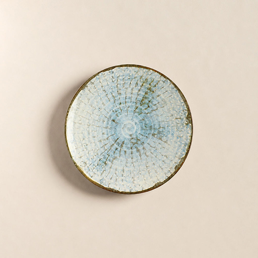 Juego de 6 platos de postre Mineral de loza, 20 cm