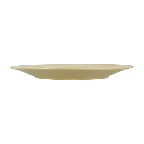 Set of 6 dinner plates - Turbolino - 27 cm - Stoneware - Yellow