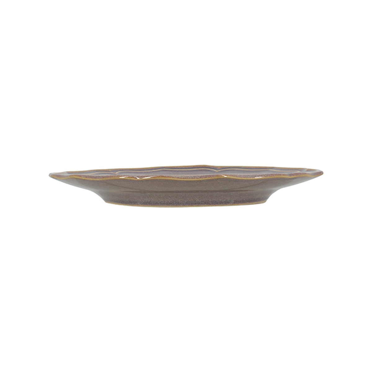 Lot De 6 Assiettes À Dessert - Signature - 22Cm - Grès - Violet