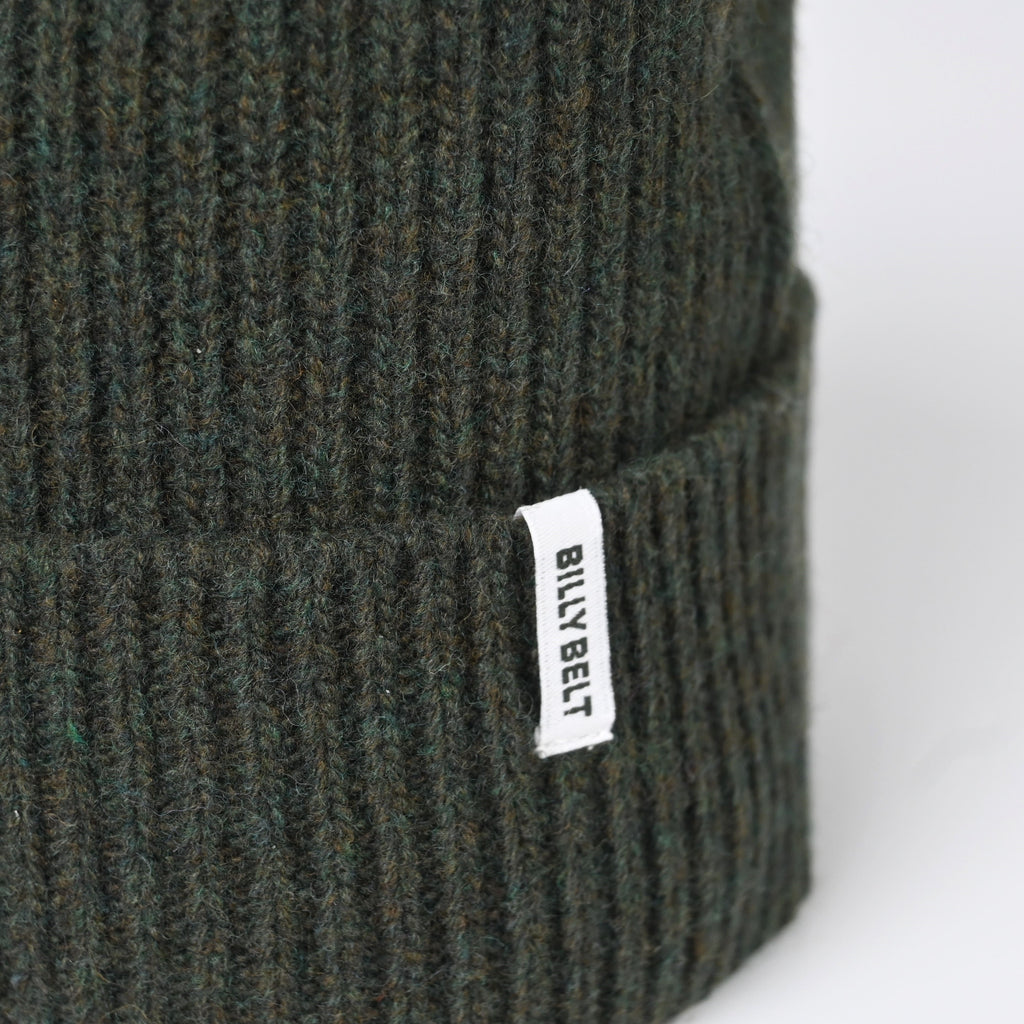 Bonnet En 100% Laine D'Agneau - Kaki
