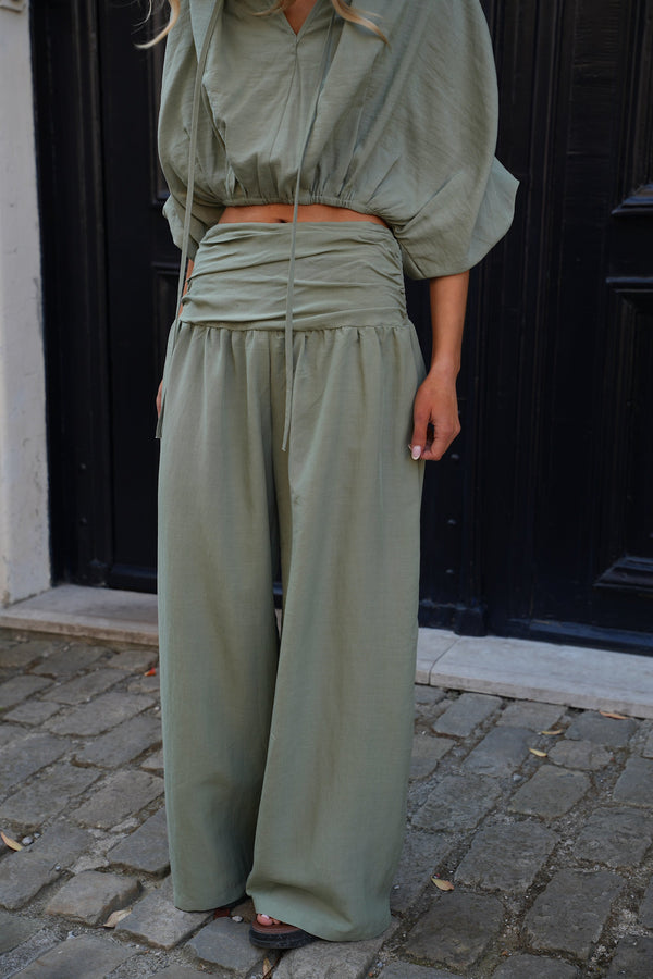 Pantalon Droit Maiane - Kaki