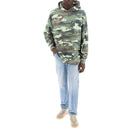 Sweatshirts Acne Studios Camouflage Hoodie Sweatshirt With - Vert - Femme