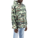 Sweatshirts Acne Studios Camouflage Hoodie Sweatshirt With - Vert - Femme