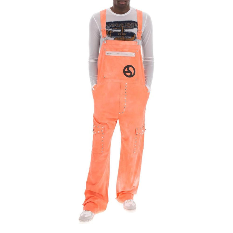 Combinaisons Acne Studios Cotton Overalls With Studs - Rose - Femme