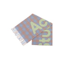 Sciarpe, Cappelli E Guanti Acne Studios "Checked Scarf With Logo Pattern" - Rose - Femme