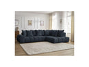 Canapé D'Angle Fixe - Everest - Tissu Texturé - Angle Droit - 10 Coussins