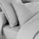 Taie De Traversin - Flanelle - Candice - Brume