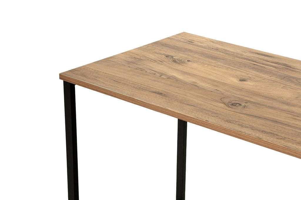 Twin Study Desk - Bureau - Atlantic Pine/Noir