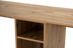 Twin Study Desk - Bureau - Atlantic Pine/Noir