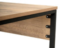 Twin Study Desk - Bureau - Atlantic Pine/Noir