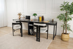 Twin Study Desk - Escritorio - Antracita/Negro