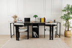 Twin Study Desk - Escritorio - Antracita/Negro