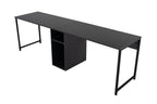 Twin Study Desk - Escritorio - Antracita/Negro