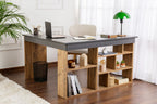 Vesper - Desk - Anthracite/Atlantic Pine