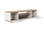 Veramont - TV Stand - White/Atlantic Pine