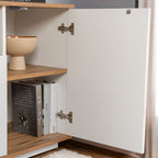 Arista - Console Table - White/Atlantic Pine