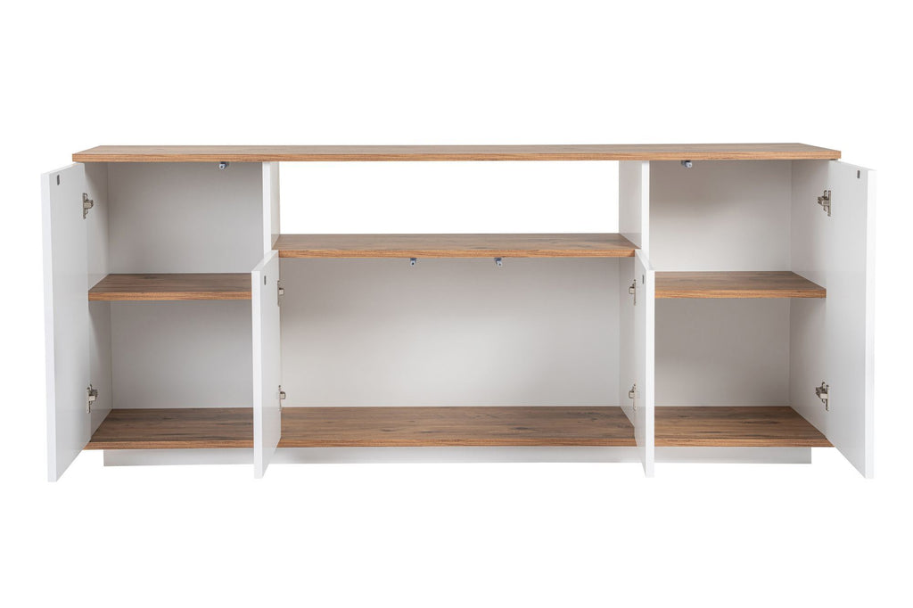 Arista - Console Table - White/Atlantic Pine