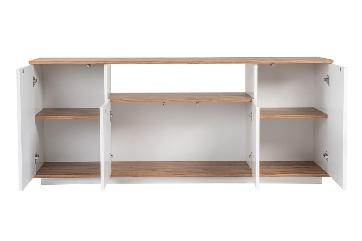 Arista - Console Table - White/Atlantic Pine