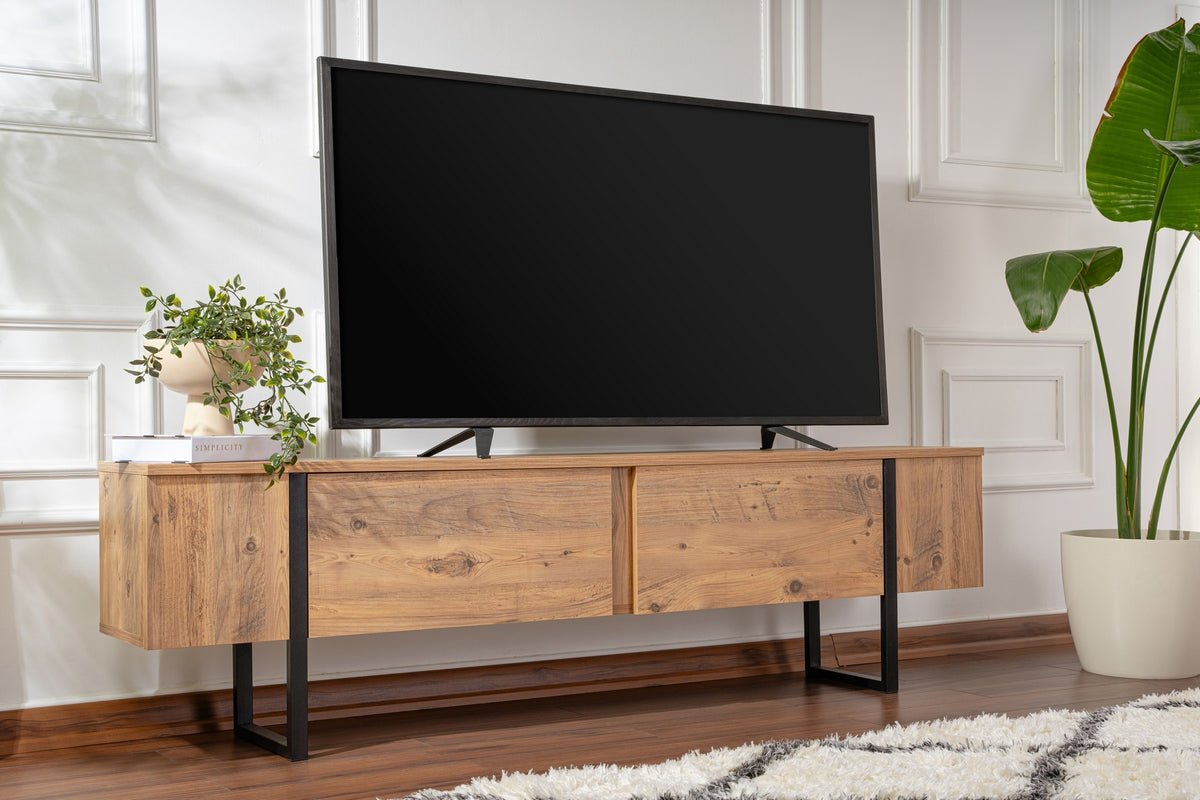 Serenity - Mueble de TV - Atlantic Pine/Negro
