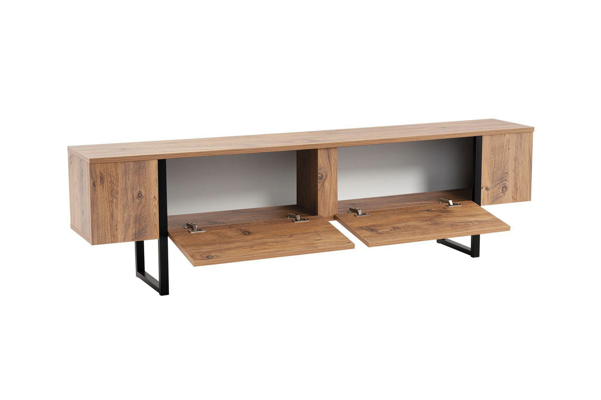Serenity - Mueble de TV - Atlantic Pine/Negro