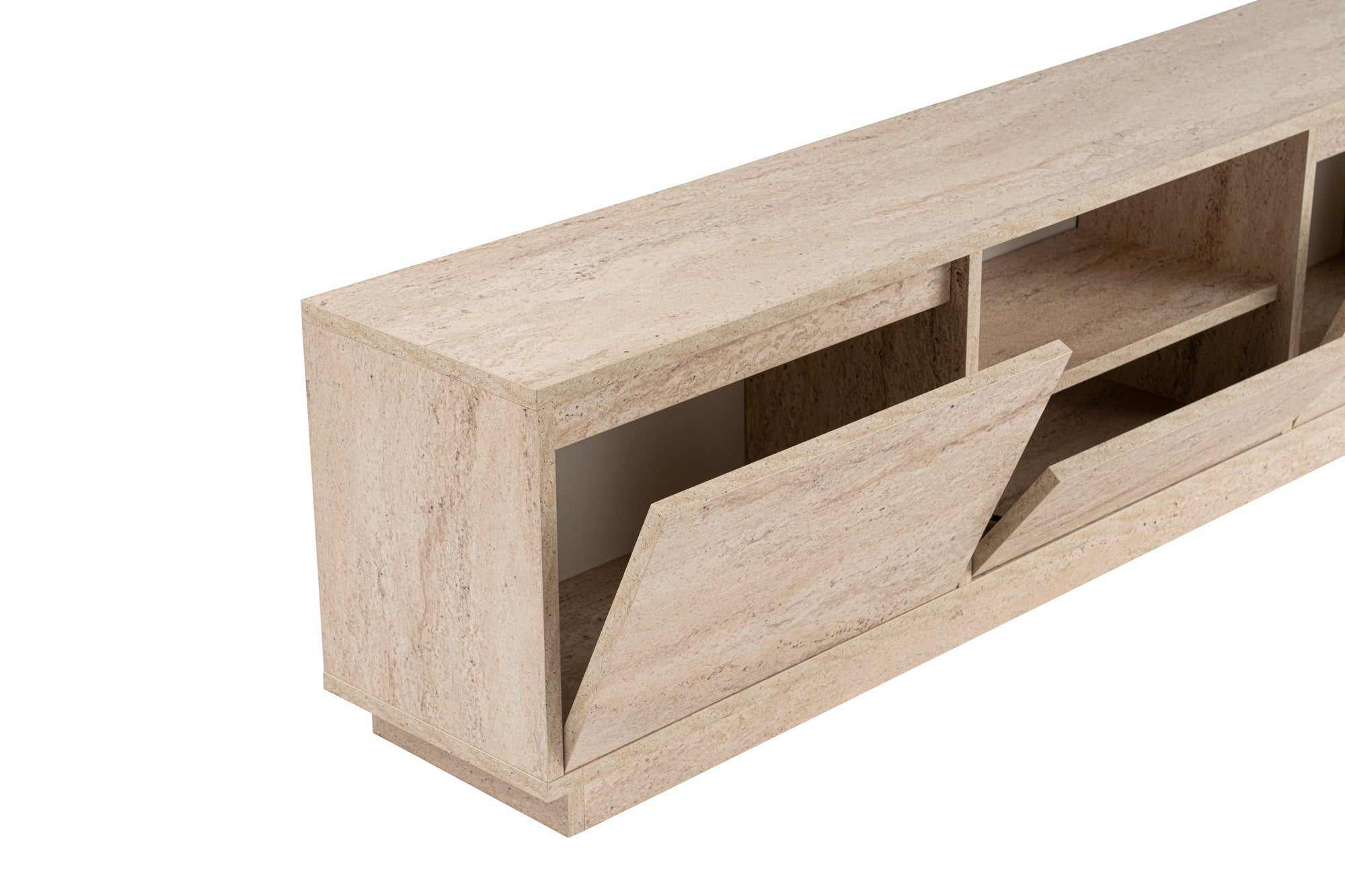 Vanguard - TV Unit - Travertine