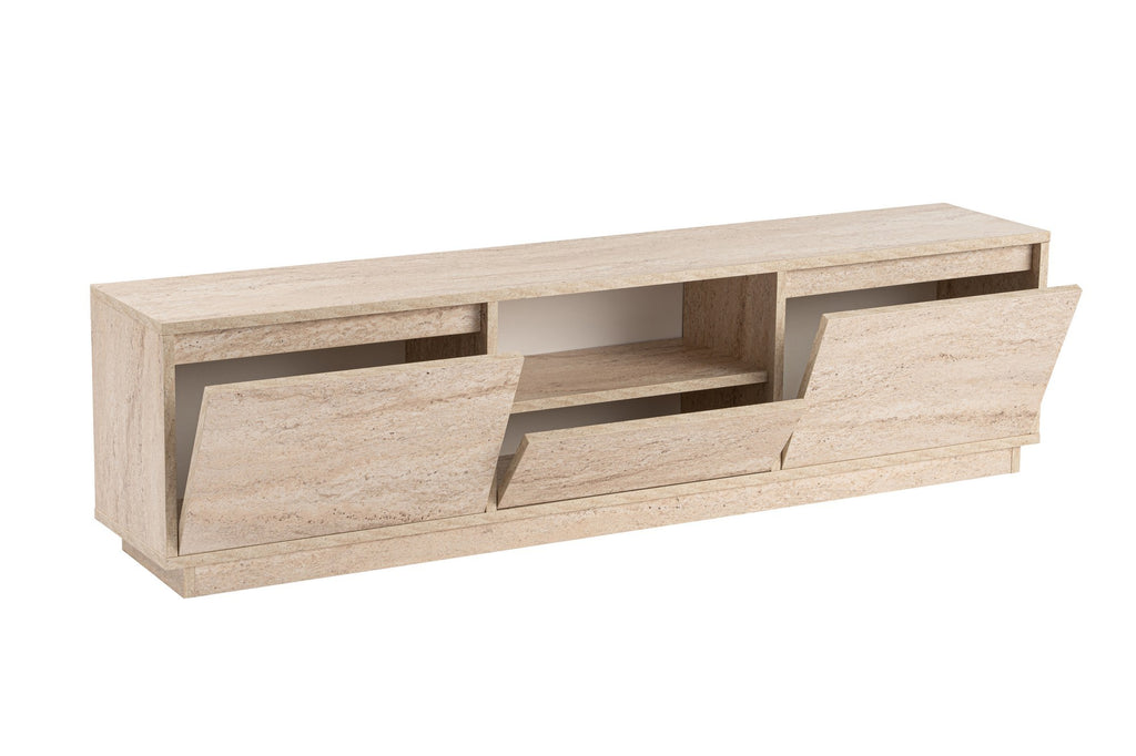 Vanguard - TV Unit - Travertine