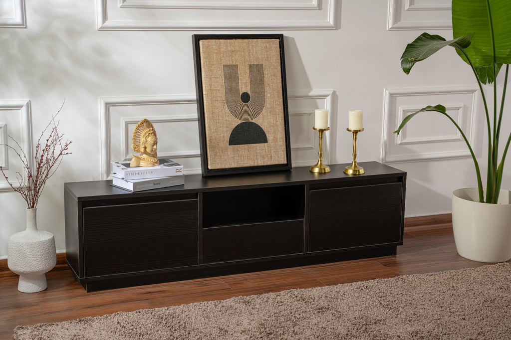 Vanguard - TV Unit - Black Wood