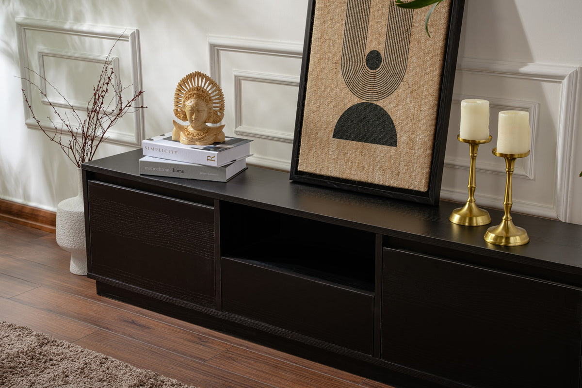 Vanguard - TV Unit - Black Wood