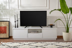 Vanguard - TV Stand - Natural White