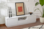 Vanguard - TV Stand - Natural White