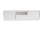 Vanguard - TV Stand - Natural White