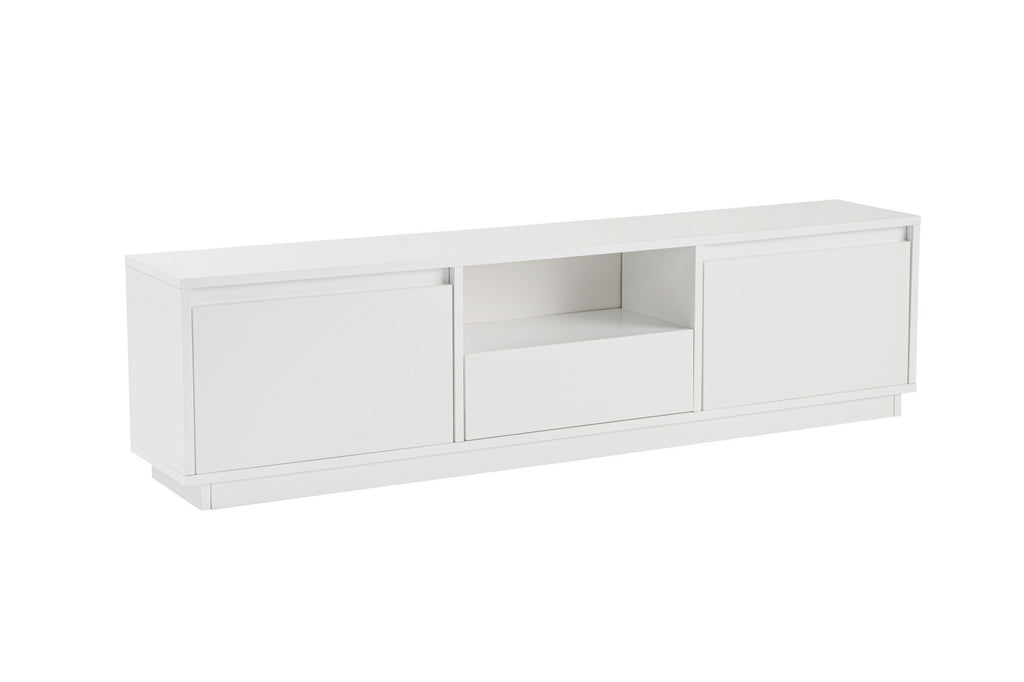 Vanguard - TV Stand - Natural White