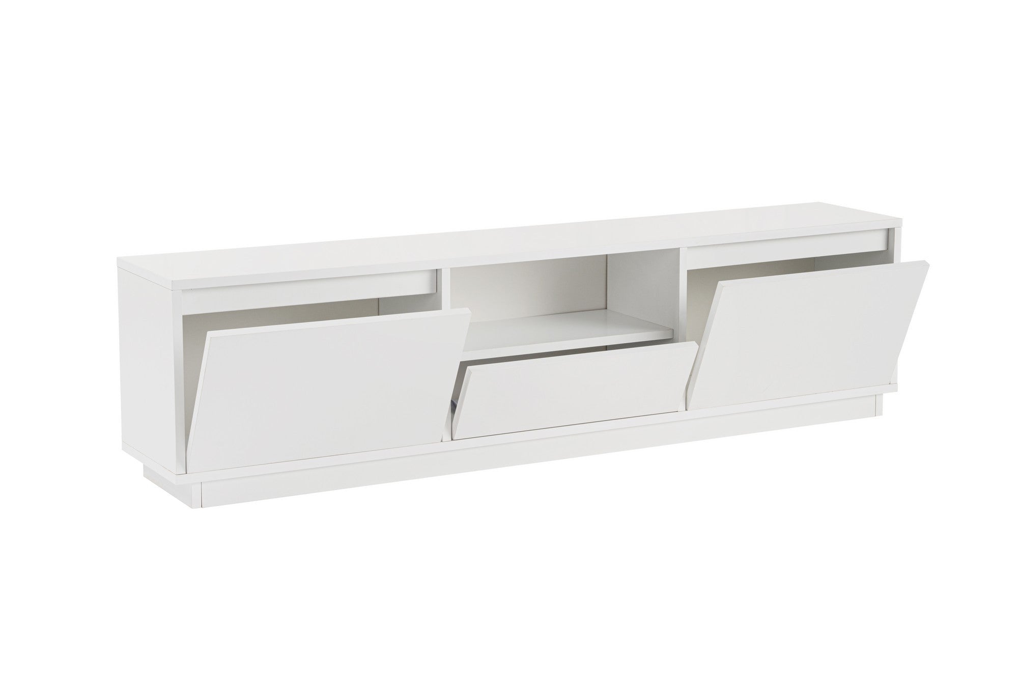 Vanguard - TV Stand - Natural White