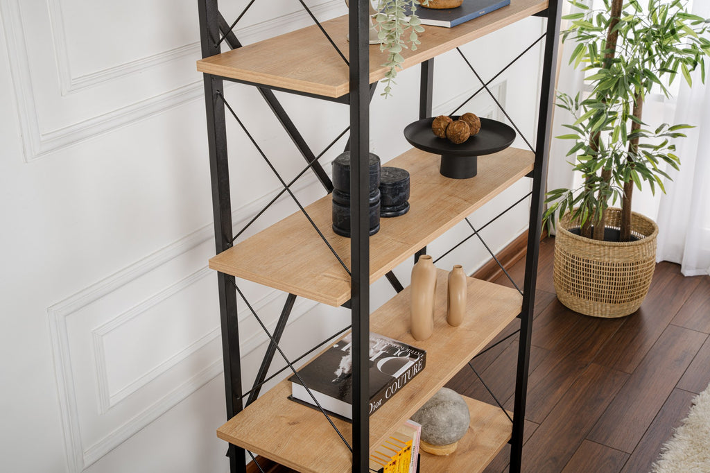 Elysian - Bookcase - Oak/Black