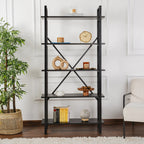 Elysian - Bookshelf - Black Wood/Black
