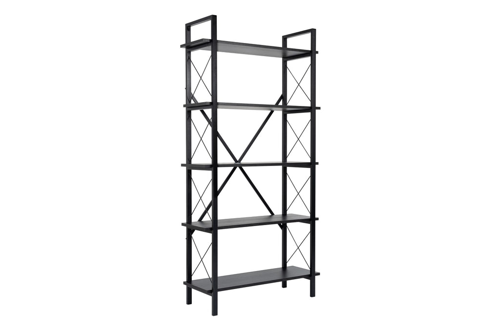 Elysian - Bookshelf - Black Wood/Black