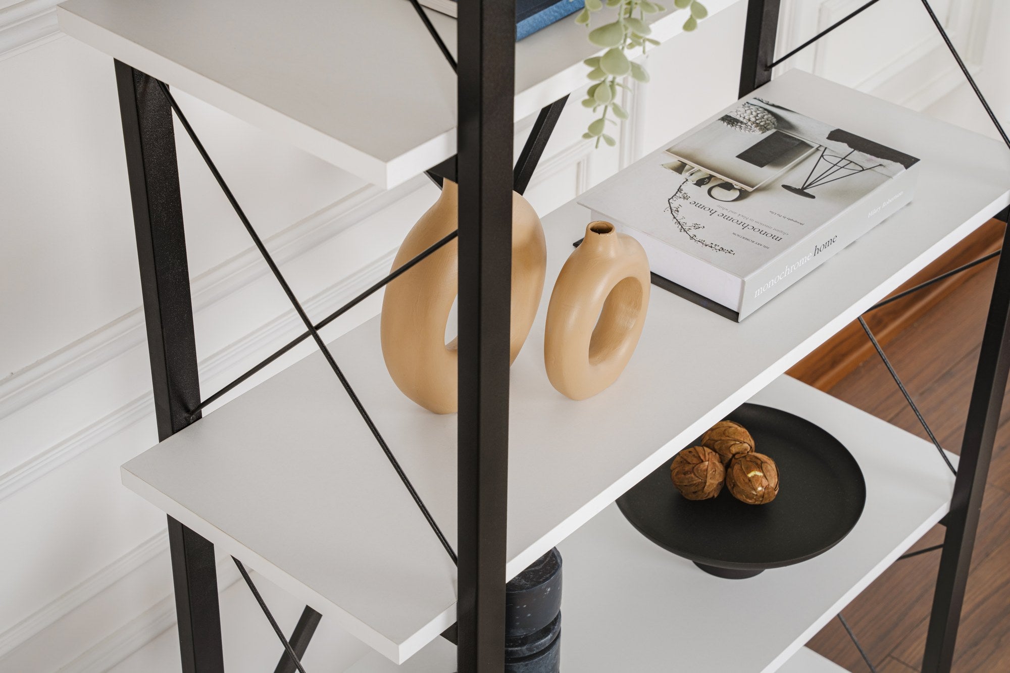 Elysian - Bookcase - White/Black