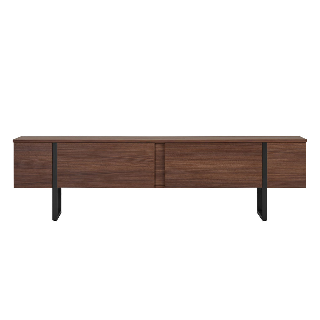 Onera - TV Stand - Milano Walnut/Black