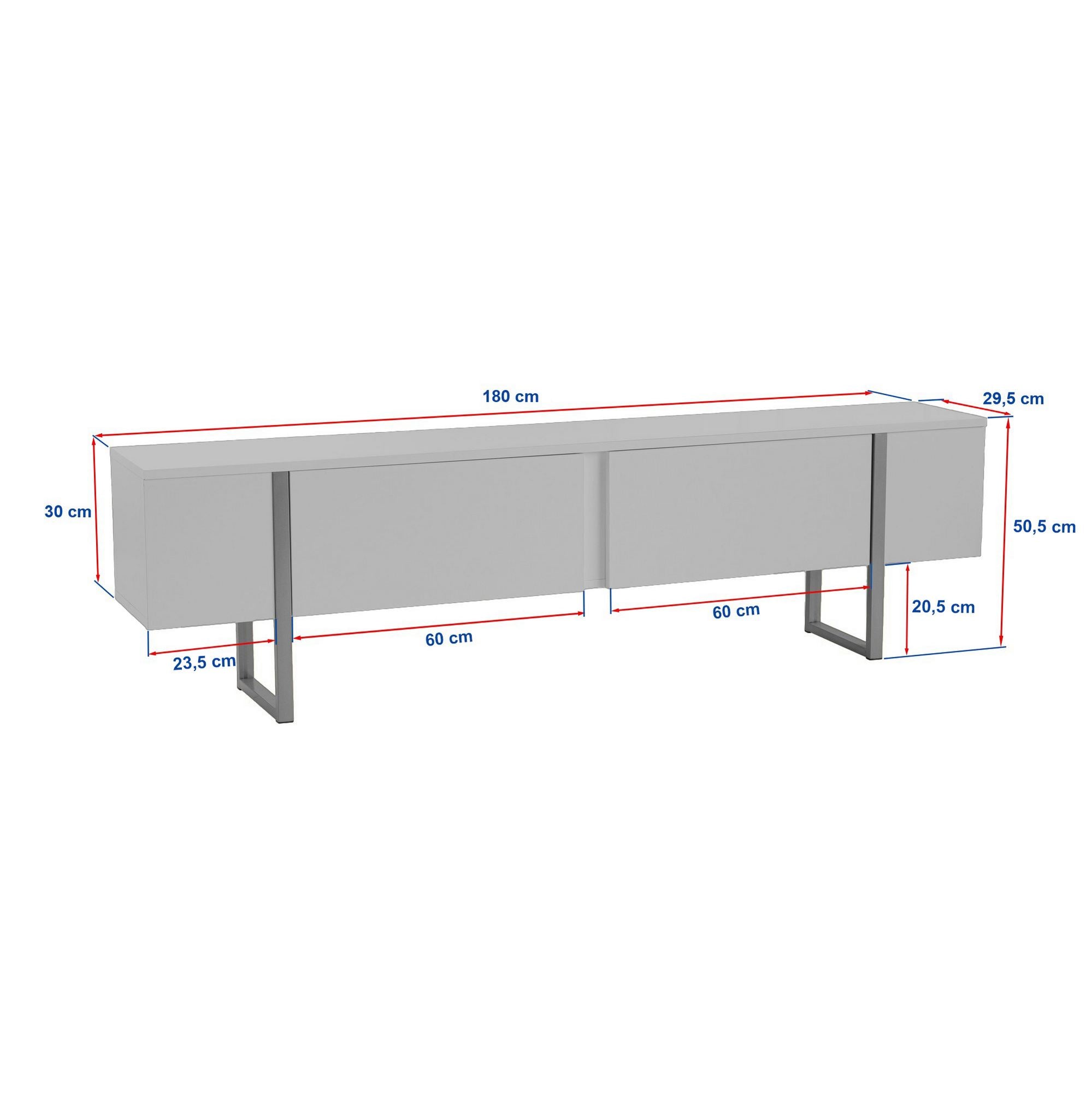 Onera - TV Stand - Milano Walnut/Black